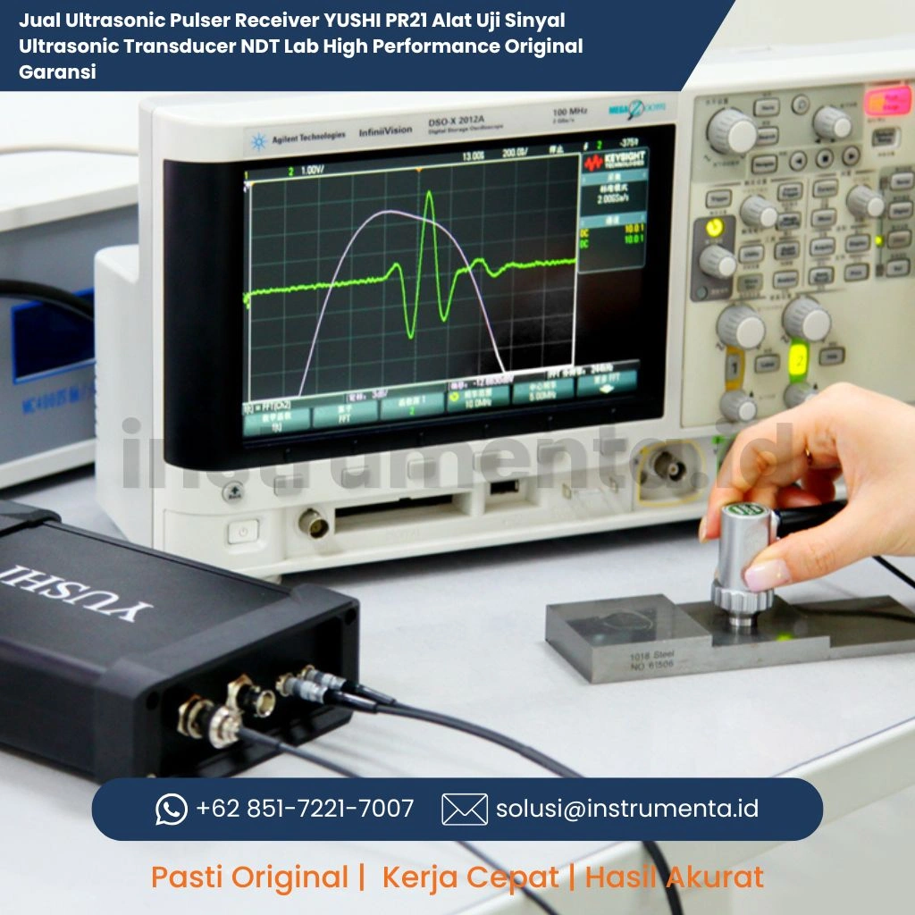 Jual Ultrasonic Pulser Receiver YUSHI PR21 Alat Uji Sinyal Ultrasonic Transducer NDT Lab High Performance Original Garansi